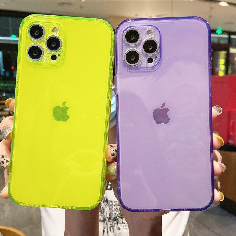 Чехол для iPhone 13 Pro Max, квадратный мягкий прозрачный чехол для iPhone 12 11 Pro Max, чехол XR X XS Max 7 8 6S Plus SE 2020, чехлы