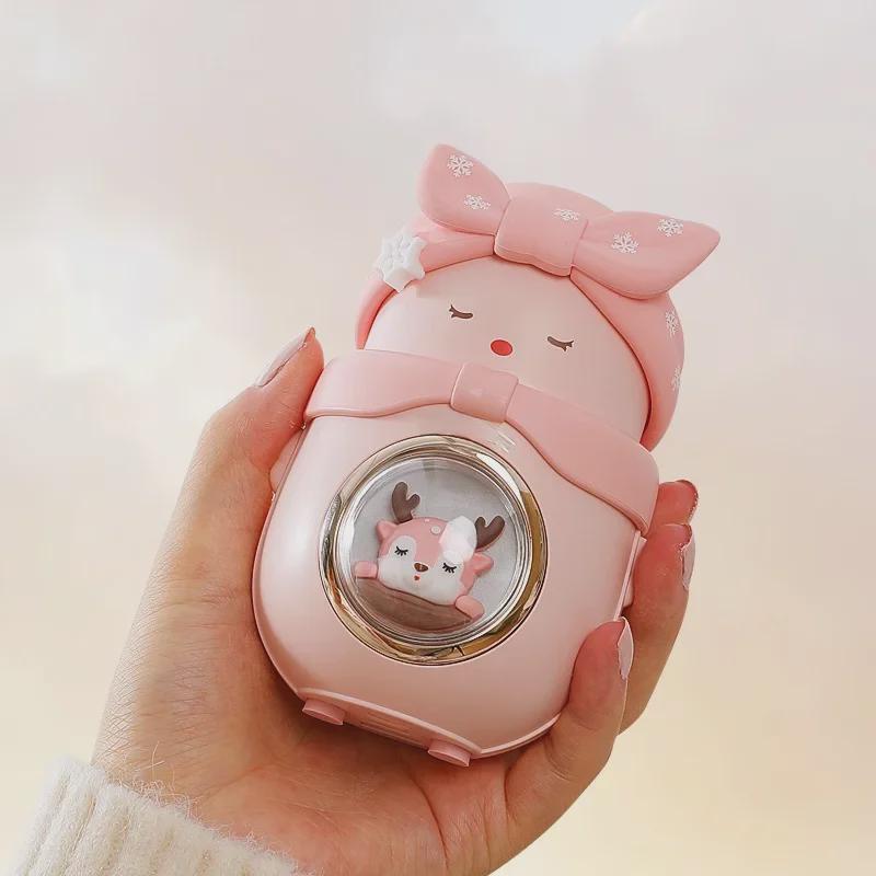 Cartoon Mini Hand Warmer & Power Bank: USB, Portable, Explosion-Proof