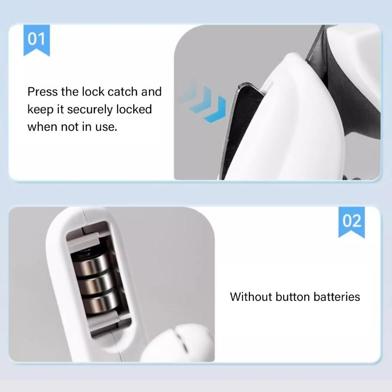 Dogs Nail Trimmer with LED Light Scratching LED Light Home Use Pet Nail Trimmer Nail Trimming Prevents Splitti