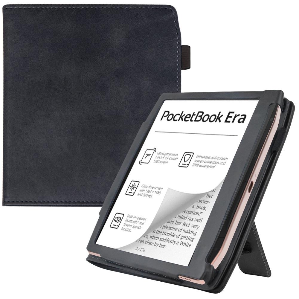Бизнес-чехол для PocketBook Era Lite Цветной 7-дюймовый чехол для электронной книги с ремешком для руки PB700 PB700K3 Чехол-книжка с подставкой Автоматический сон/пробуждение