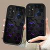 Чехол для телефона с сетчатым узором, подходит для Samsung для galaxy S26 S25 S24 S23 S22 S20 FE Ultra Plus 5G, противоударная задняя крышка