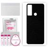 apgo Protective Skin Sticker for the Back Compatible with TCL 20 XE, Wrap Film, Foil, Vinyl - Pattern Matte Black
