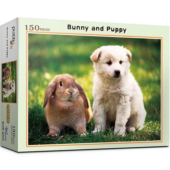 Puzzle Life Кролик и Собака Пазл PL150-42, Корейские популярные головоломки