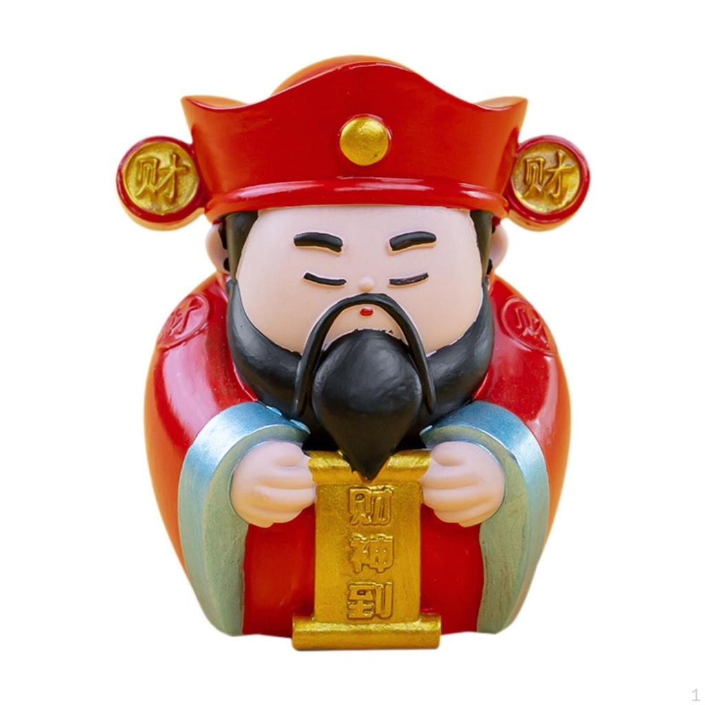 Китайская фигурка бога, миниатюрное украшение, настольное украшение на год, для вечеринок