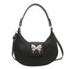 Chic Pu Leather Korean Underarm Bag Fashionable Shoulder Bag For Everyday Use