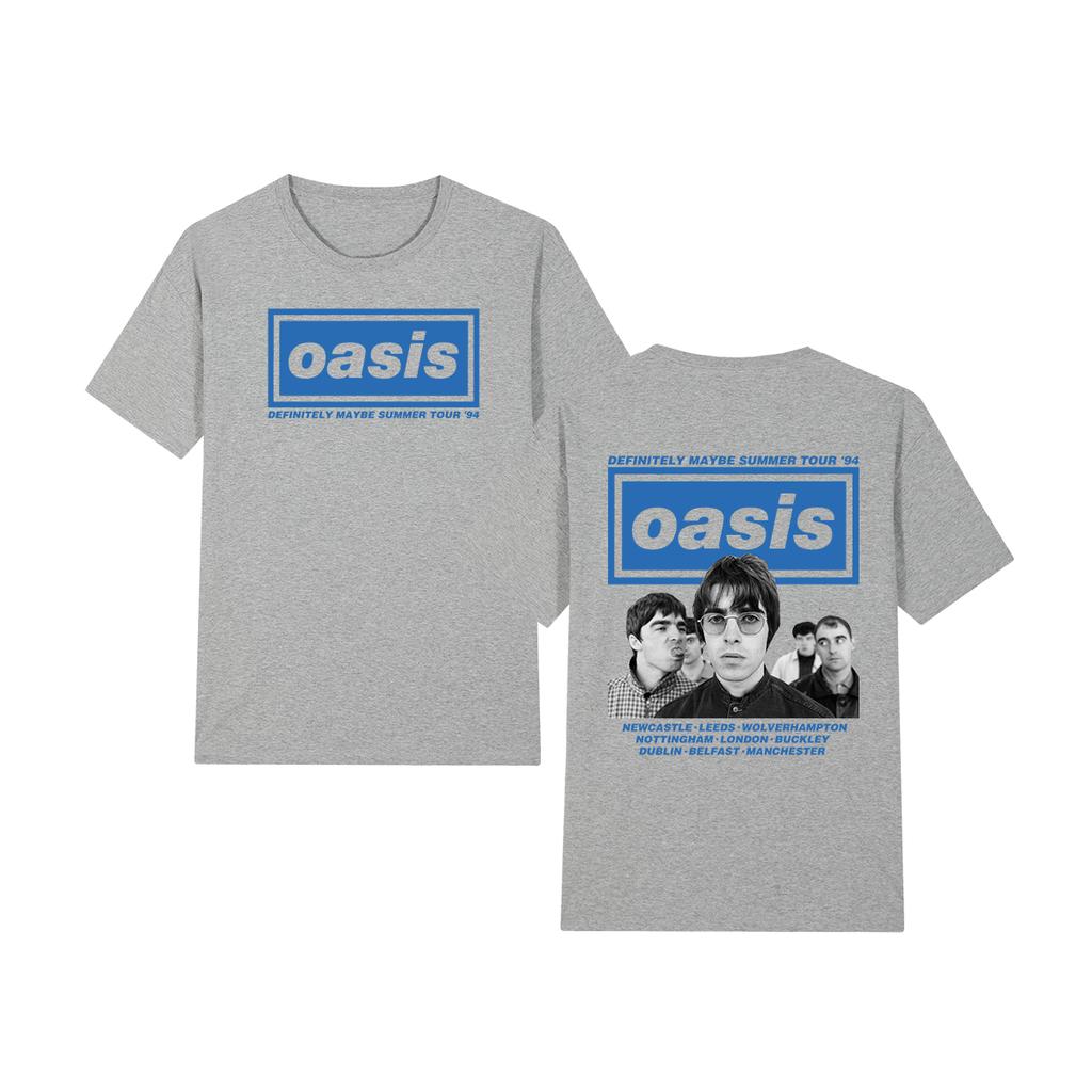 Definitely Maybe Oasi Band Logo Vintage T-shirt Fashion Casual Y2K Cotton Men T Shirt New Tee Tshirt Womens Tops