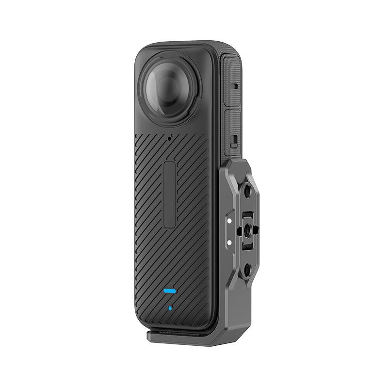 8PULUZ Быстросъемное крепление для Insta360 X4/X3, Вертикальная/Горизонтальная съемка, Магнитное удлинение для спортивных камер
