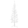VidaXL Demi Artificial Christmas Tree Slim with Stand Christmas Tree Holiday Decoration Party Ornament Living Room 344566