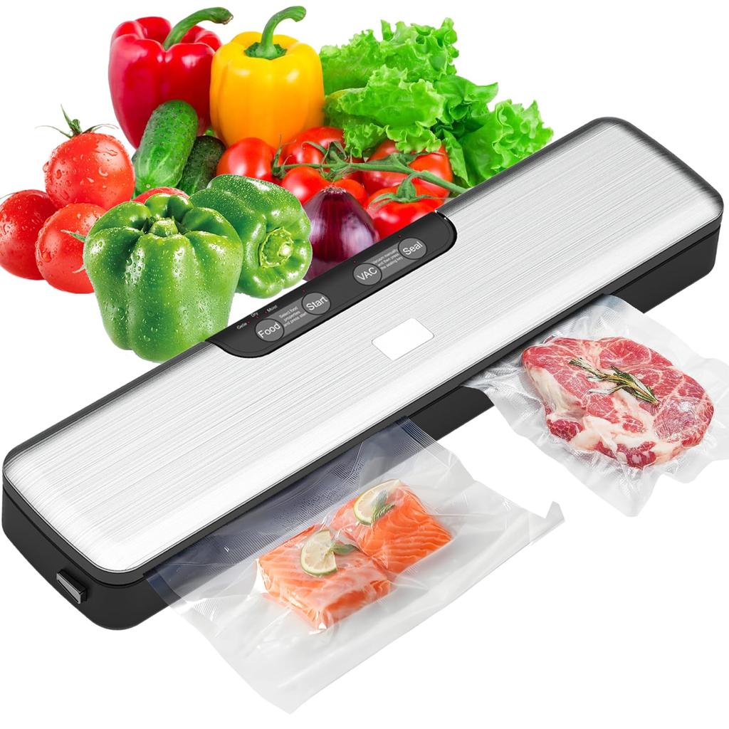 KEROMEE Vacuum Packing Food Oxidation Prevention and Freshness Super Suction 60dB Low Noise Vacuum Wet and Dry Small Sealing Packing Suitable for Home