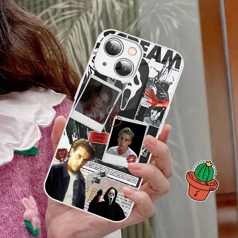 Защитное стекло 'Ужас Крик Мертвый' для iPhone 14 13 12 11 Pro Mini XS MAX 14Plus X XS XR Чехол