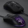 383 Gaming Mouse Lightweight Hollow Honeycomb Hole RGB USB Wired Mice 2400 DPI 6 Buttons Optical Mice for PC