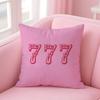 Art Lucky 7 logo Pillow Case pattern printing pillowcase living room sofa cushion cover bedroom room decor