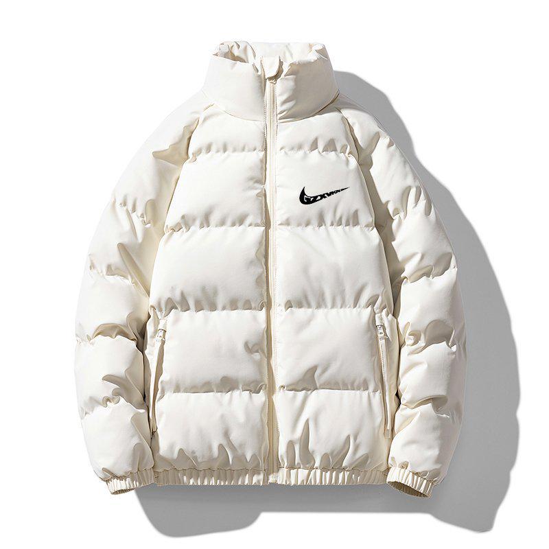 2025 Men's Hong Kong Style Loose Stand Collar Winter Cotton Jacket