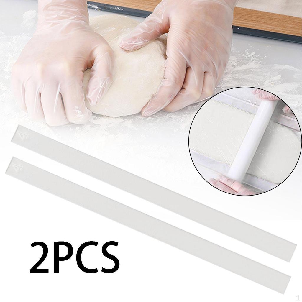 2 шт. полоски для измерения теста, направляющие скалки, проставки 40 см