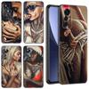 Сексуальный рукав татуировки девушка черный силиконовый чехол для телефона для Xiaomi Mi 9 SE 8 10T 11 12 13 Lite 9T 11T 12S 12T 13T 14 Pro 5G NE 11i 12X