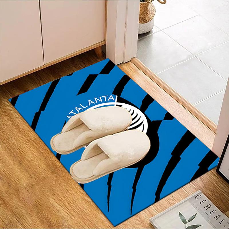 Football Atalanta Rug for Living Room, Game Rooms, Office, Bedroom, Office Floor Mat Playful Design, fan gifts Christmas decor