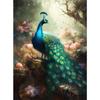 5d DIY Алмазная картина, вышивка крестом, животное, павлин, алмазная вышивка, мозаика, полный круглый дрель, домашний декор, искусство