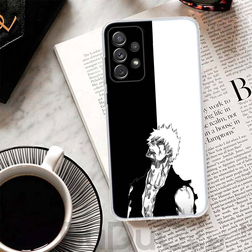 Чехол для телефона Bleach Японское аниме для Samsung Galaxy A15 A14 A54 A13 A53 A12 A52S A55 A22 A23 A24 A32 A33 A34 A25 A35 A03S A04S A