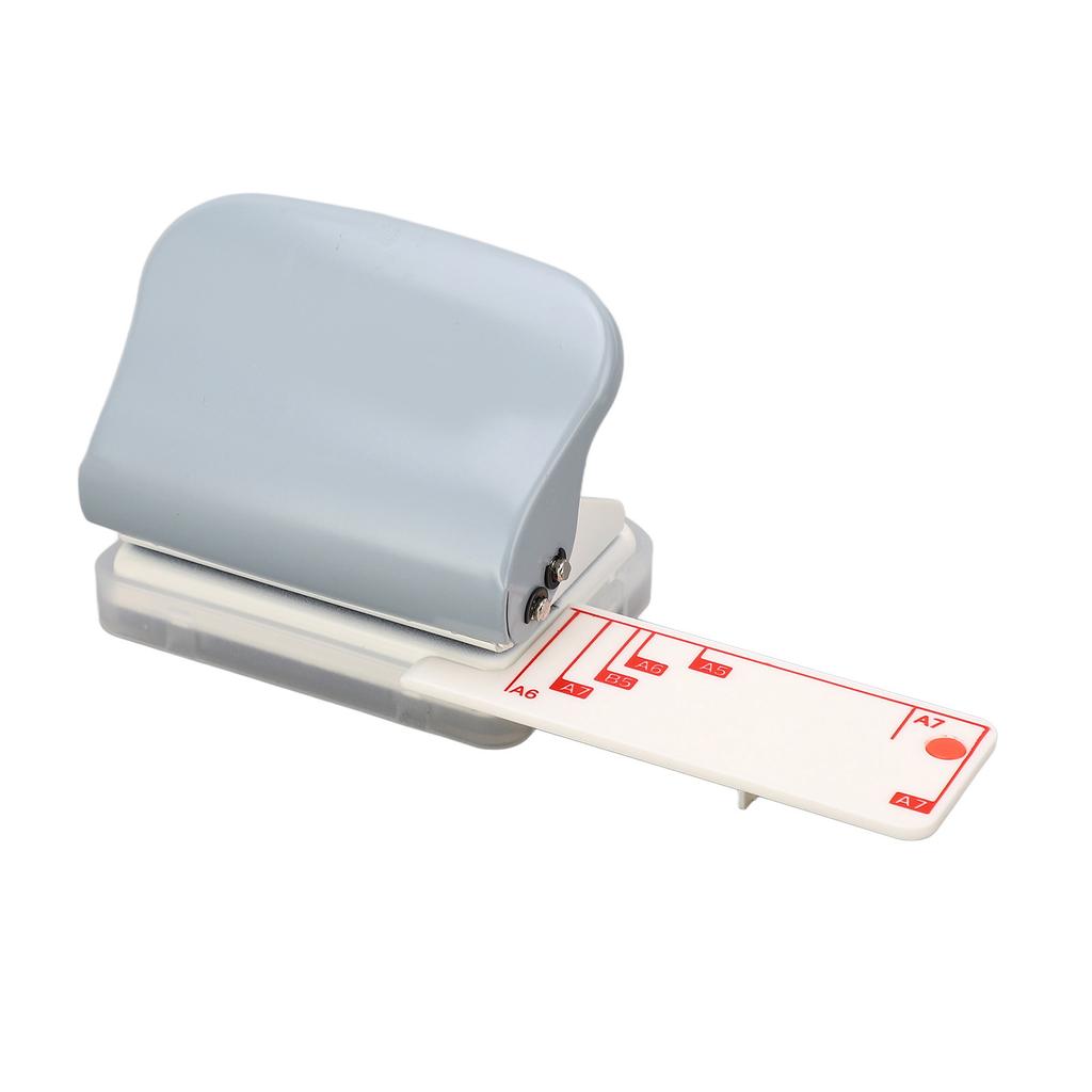 Дырокол портативный ручной для сыпучих листов на 3 отверстия, вместимость 5 листов для скрапбукинга