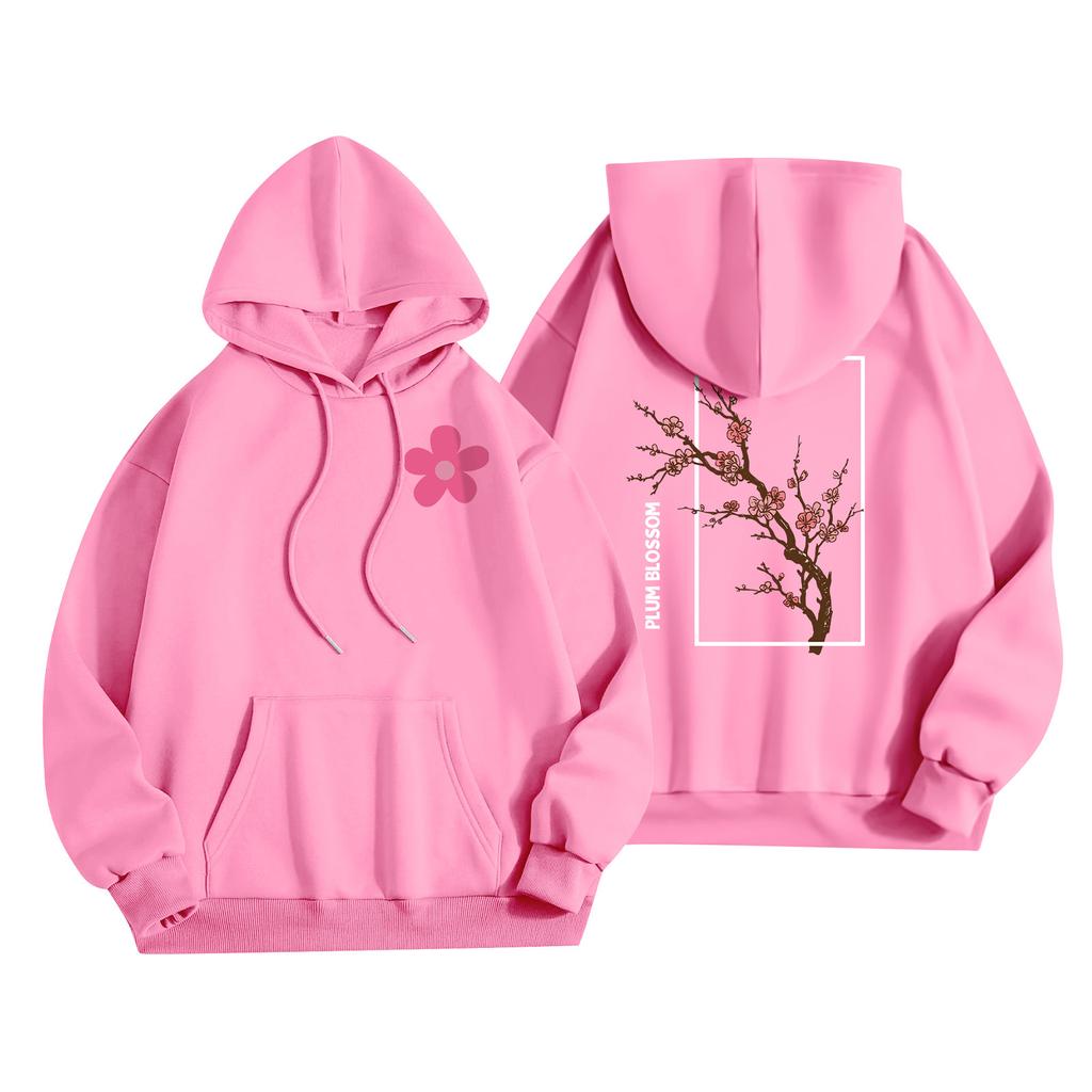 Женская мода, женский легкий пуловер с длинными рукавами и карманами, толстовка с капюшоном в стиле консервативного стиля