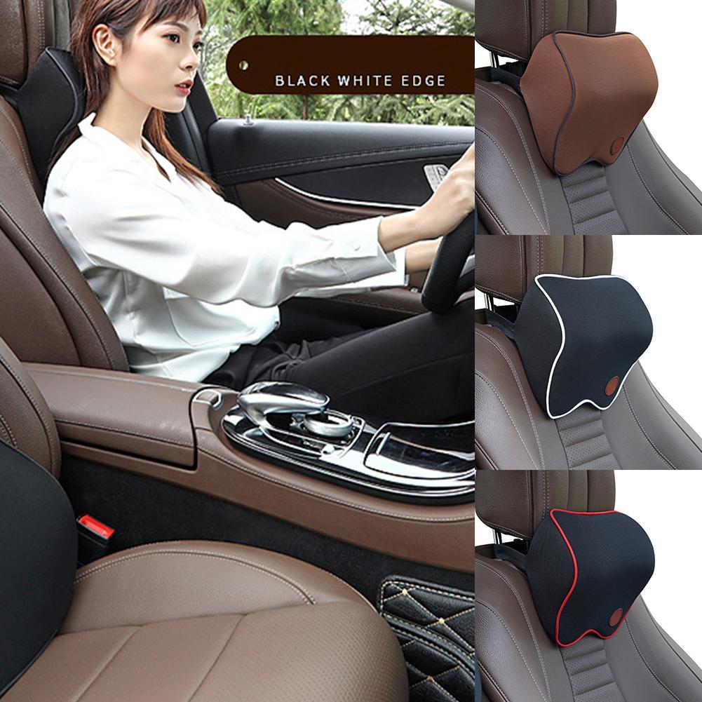 Подголовник для автомобильного сиденья Подушки для шеи автомобиля Подушка-вкладыш из волокна Подушка с эффектом памяти Подголовник Автомобильный для путешествий Поддержка Аксессуар для автомобильного сиденья G0J0