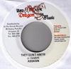 7inch Record ASSASSIN - They Don't Know None Red Dragon Musi 2004 Jamaica Reggae, Ska & Dub Used