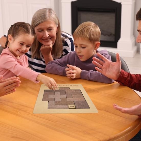 Ежедневный календарь-пазл Деревянная игрушка-пазл 365 дат Ежедневный пазл-вызов