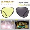 Fashion Night Vision Photochromic Polarized Sunglasses for Men Anti-glare UV400 Driver Glasses