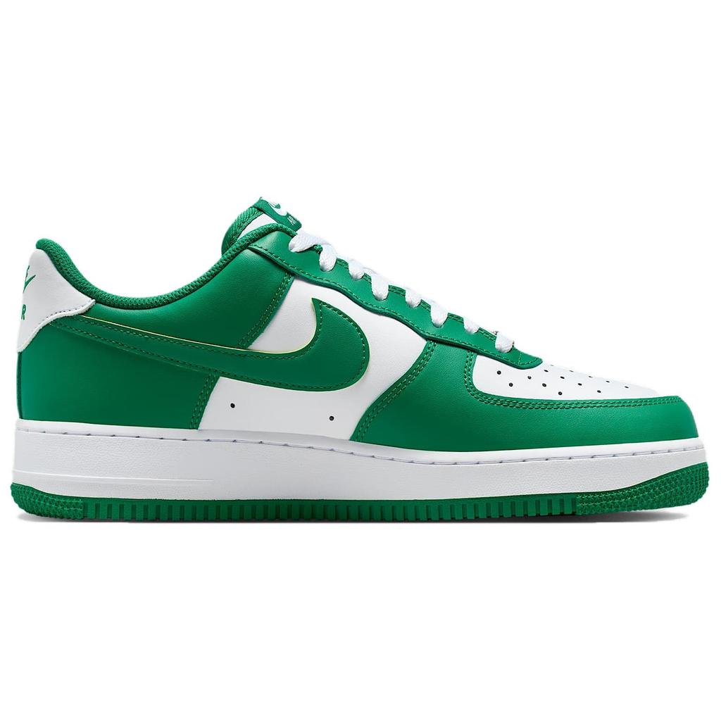 Nike Мужские повседневные кроссовки Air Force 1 07 Бело-зеленые FJ4146-122