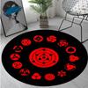 Naruto Circular Rug Office Decorative Carpet For Living Room Bedroom Door Mat Floor Carpet Computer Chair Area Rug