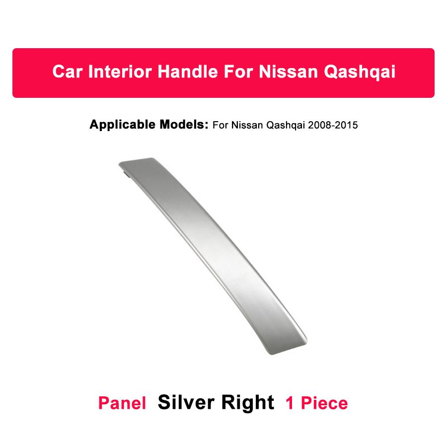 Car Door Handles Cover Silver Handle Shell Replacement Interior Parts 80945-JE50A 80944-JE50A for Nissan Qashqai J10