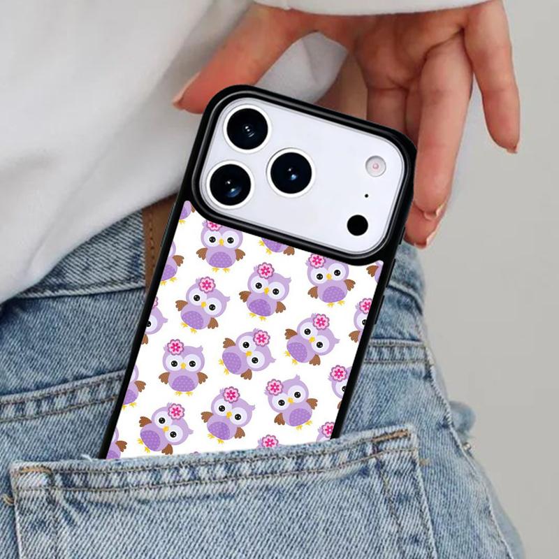 Мультяшный коллаж с совой, мягкий чехол для телефона для iPhone 16e 15 14 13 12 17 Pro Max Plus Air 17pro, чехол Coque