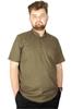 Men's Plus Size Plus Size Shirt Mode Xl Plus Size Men's Short Sleeve Judge Collar 20387 Khaki