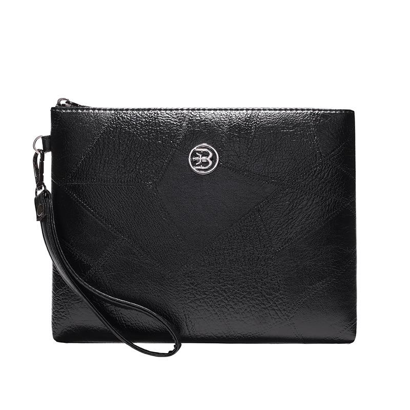 Кошелек Новая Сумка из Мягкой Кожи Мягкая Лицевая Мужская Сумка Модная Тренд Сумка