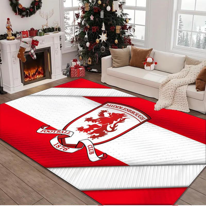 1PC rug Red Lion Football Club Carpet, Chair Rug,Area Rug for Office Bedroom living rooms bedroom, Doormat decor Christmas fan gifts