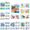 Children's Educational Alphabet Cloth Book Tear-resistant With Sound Paper 3d Dinosaur Ocean Cloth Book