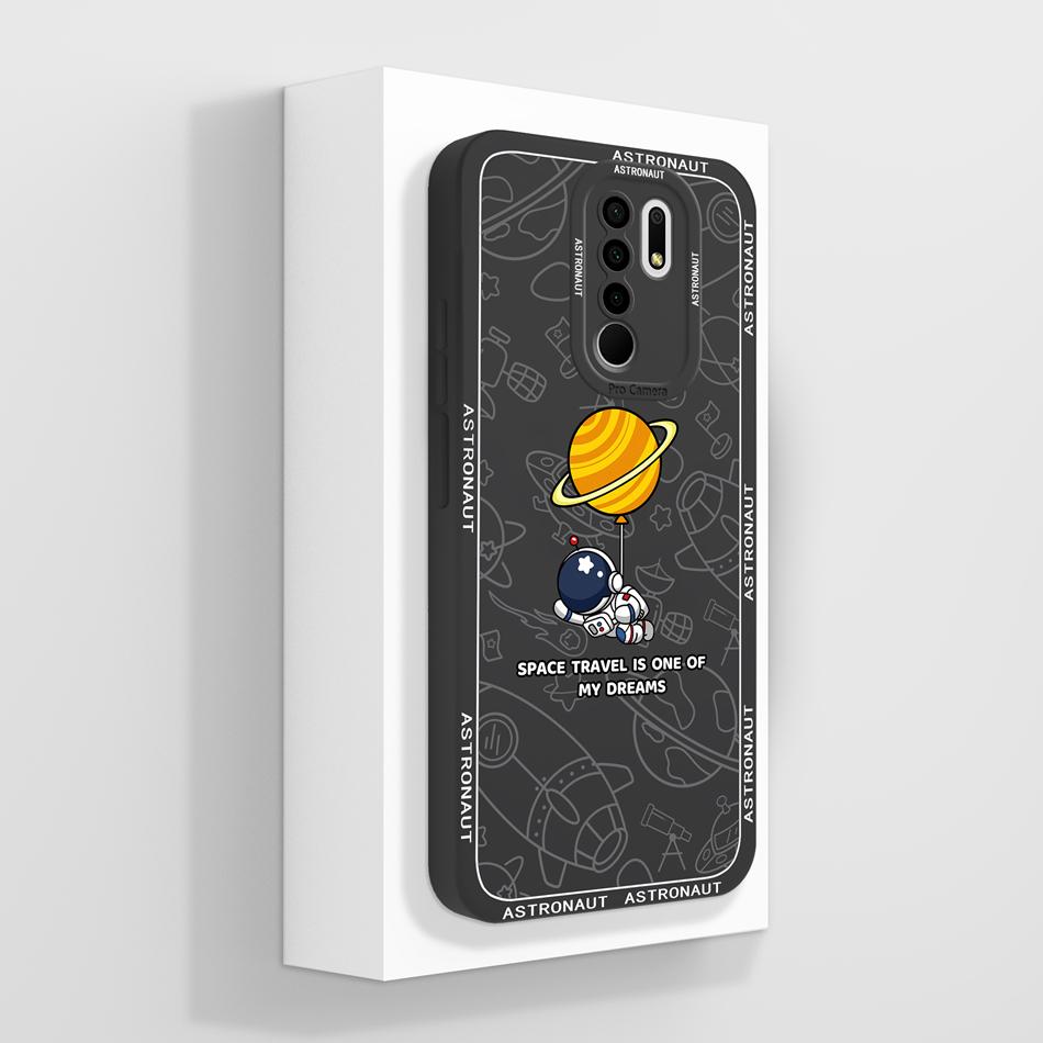 Для Redmi 9 9A 9C 9T Чехол Милый Панда Мягкий Жидкий Силикон Корпус Телефона Для Xiaomi Redmi9 Power Высококачественная Прочная Задняя Крышка