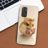 Милый чехол для телефона с изображением хомяка для Xiaomi Redmi Note 13 12 12S 11 11S 10 10S 9 9S 11T 11E Pro Plus 8 8T 7 + чехол