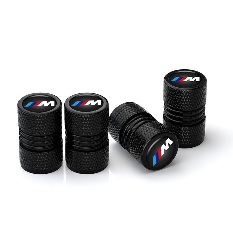 4PC BMW Tire Valve Cover Dustproof Alloy Valve Cover Is Suitable For M M3 M5 G30/G20/G05/F30/F10/E70 1 3 5 7 Series E46 E36 E90 TF0