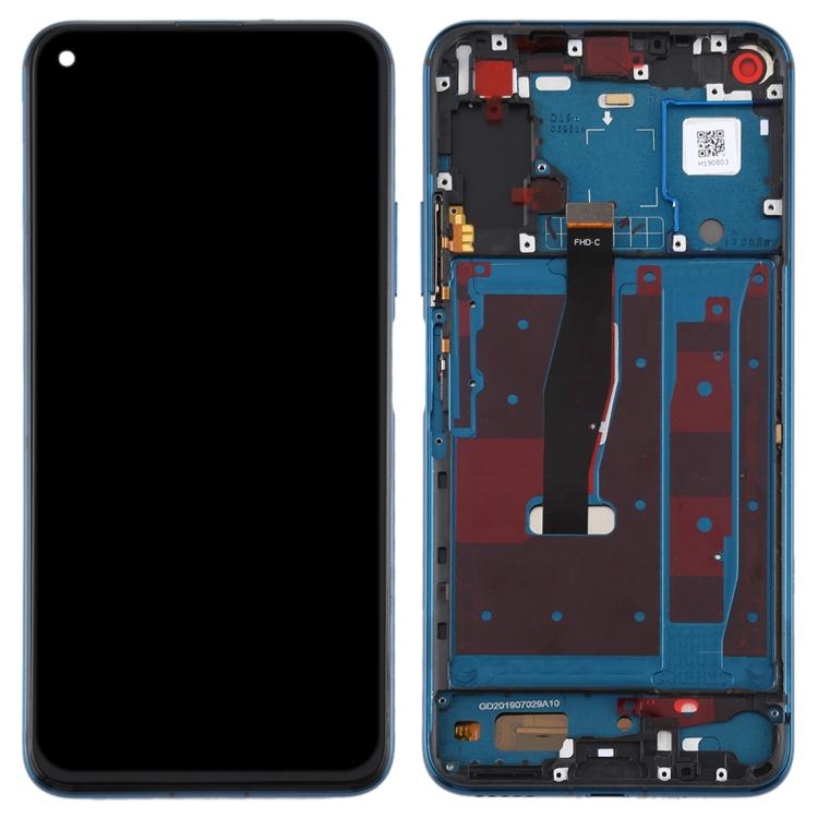 Grade B LCD Screen and Digitizer Assembly+Frame Replacement (without Logo) for Honor 20 Pro