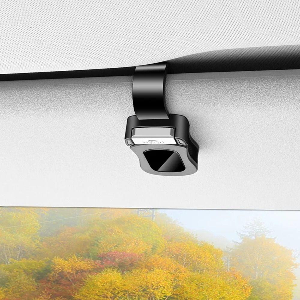 Multi-functional Car Glasses Rack Universal Car Sunglasses Holder Sun Visor Glasses Holder Clip