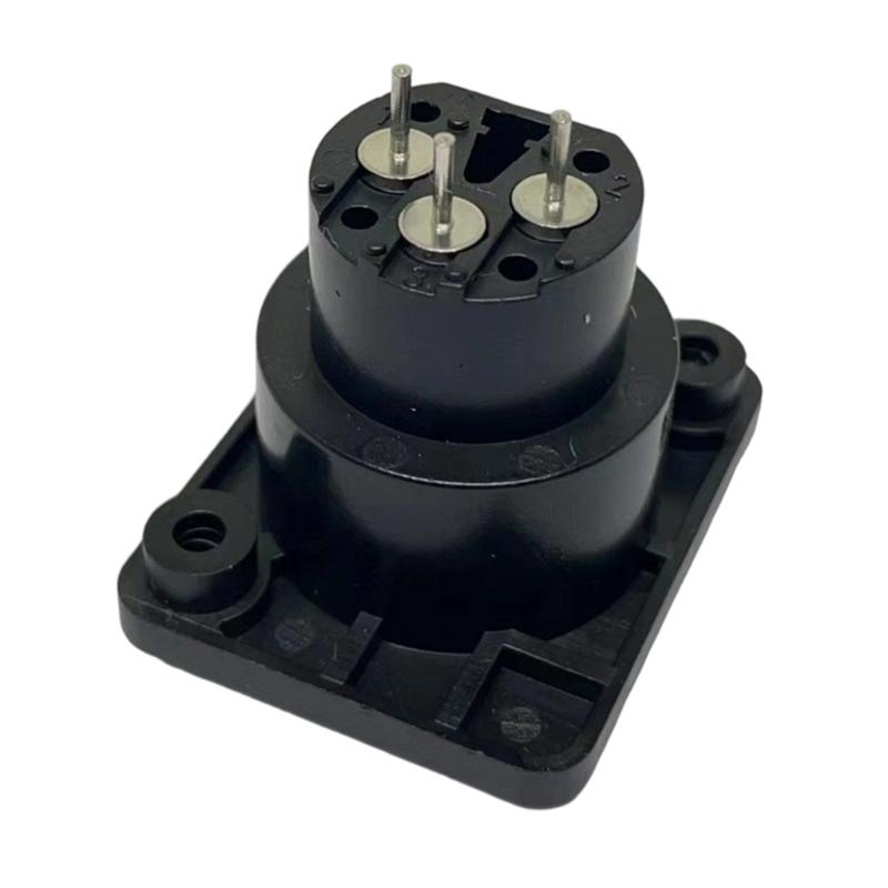 3-контактный XLR прямой клеммный разъем для монтажа на панель, корпус из ABS-сплава, аудиоадаптер для студийных и живых выступлений