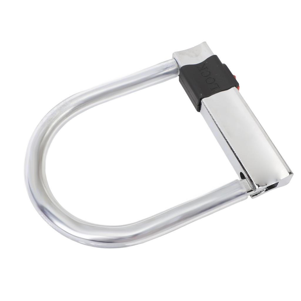 Велосипедный U-образный замок из углеродистой стали, противоугонный, с защитой от перекусывания гидравлическими ножницами, портативный, для безопасности, U-образный замок с 3 ключами