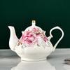 400ML Teapot English Afternoon Tea Set Teapot High-Grade Porcelain Coffee Pot Heat Resistant Kettle Pot