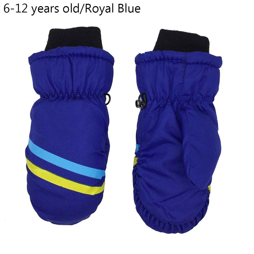 Winter Must Thicken Warm Outdoor Riding Long-sleeved Mitten Snow Snowboard Children Ski Gloves