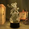 Аниме Shangri-La Frontier Night Light Emul Sunraku Figure LED Bedside Lamp Товары для фанатов