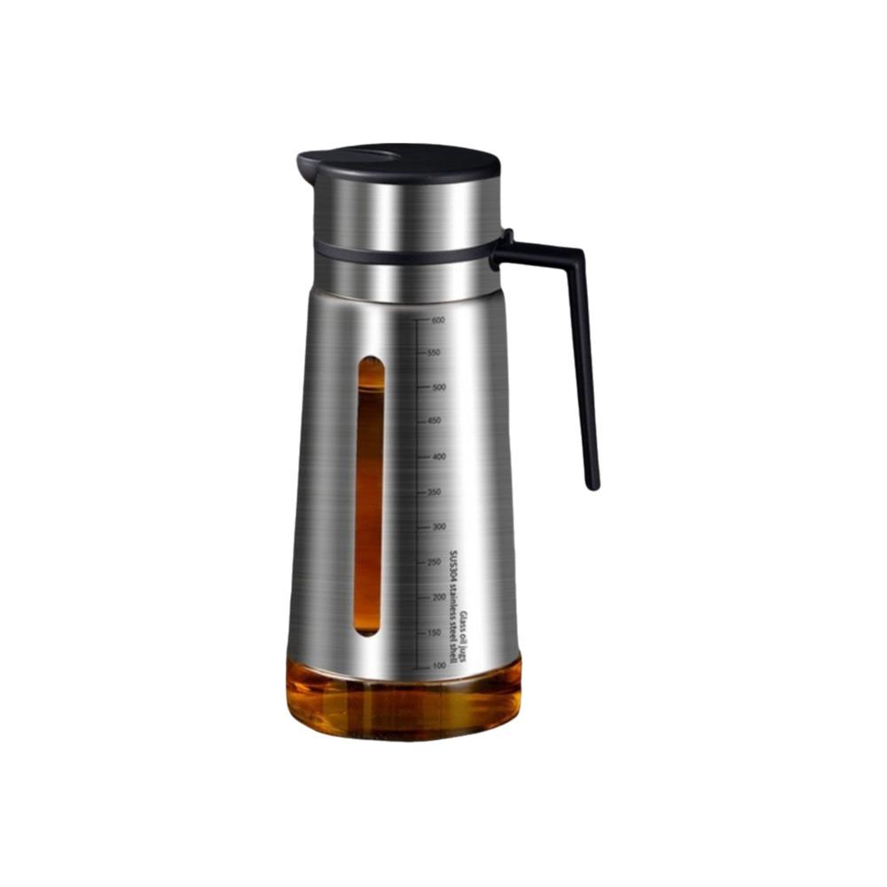 Stainless Steel Gravity Seasoning Bottle Sauce Seasoning Container Kitchen