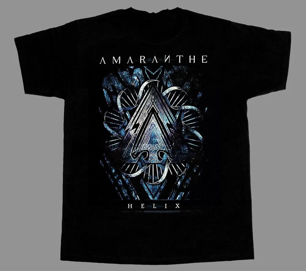 NEW Amaranthe Band Helix Album Cotton Black All Size T Shirt EN904