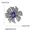 Amazon Heavy Industry Rhinestone Hollow Flower Brooch High-End Женская одежда Корсаж Украшение Pin