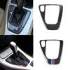 Для BMW 3 серии E90 E92 E93 углеродное волокно интерьер авто переключение передач панель управления крышка отделка наклейка аксессуары Voiture